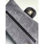 Chanel Embroidered Denim, Sequins & Silver-Tone Metal Classic Handbag A01112 Gray 2023