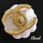 Chanel Vintage CC Brooch Gold 2018