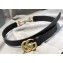 Gucci GG Width 3cm Calfskin Belt Black 2018