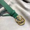 Gucci GG Width 2cm Calfskin Belt Green 2018