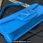 Valentino Locò Shoulder Bag In Calfskin Leather With Enamel 6031 Blue 2023