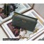 Dior Caro Zipped Pouch with Chain Bag in Supple Cannage Calfskin Gray 2022