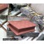 Dior Caro Zipped Pouch with Chain Bag in Supple Cannage Calfskin Pink 2022