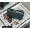 Dior Caro Zipped Pouch with Chain Bag in Supple Cannage Calfskin Cloud Blue 2022