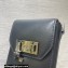 Dior Black Smooth Calfskin Vertical Pouch Bag 2022