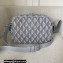 Dior Gray CD Diamond Canvas and Smooth Calfskin Hit The Road Messenger Bag 2022