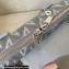 Dior Gray CD Diamond Canvas and Smooth Calfskin Lingot Briefcase Bag 2022