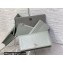 Lady Dior Pouch Bag in Cannage Calfskin with Diamond Motif Gray 2022