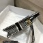 Dior Mini Book Tote Phone Bag in Houndstooth Embroidery Black 2022