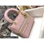 Lady Dior Medium D-Lite Bag in Cannage Embroidery Crystal Pink 2022