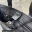 Dior Black Grained Calfskin Saddle Tote Bag with Shoulder Strap 2022