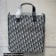 Dior Oblique Jacquard Saddle Tote Bag with Shoulder Strap 2022