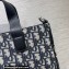 Dior Oblique Jacquard Saddle Tote Bag with Shoulder Strap 2022