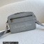 Dior Gray Grained Calfskin with 'Christian Dior 1947' Signature Safari Messenger Bag 2022
