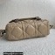 Dior Small Diorcamp Bag Beige in Macrocannage Calfskin 2022