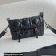 Dior Small Diorcamp Bag Black in Macrocannage Calfskin 2022