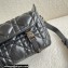 Dior Small Diorcamp Bag Black in Macrocannage Calfskin 2022