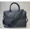 Dior Black Grained Calfskin Safari Briefcase Bag 2022