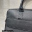 Dior Black Grained Calfskin Safari Briefcase Bag 2022