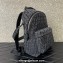 Valentino Toile Iconographe Backpack Bag With Leather Detailing 5600 Gray/Black 2023