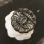 Chanel Bloom Round Brooch Pearly White/Silver 2018