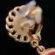 Chanel CC Triangle Pendant Clip-on Earrings AB0281 Gold/Red/Blue/Pearly White 2018