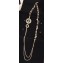 Chanel Chain Long Necklace with Bow A58265 Gold/Black/Pearly White 2018