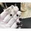 Chanel Dice Long Necklace AB0029 Silver/Black/Crystal 2018