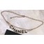 Chanel 'CHANEL' Waist Chain Black/Gold 2018