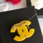 Chanel Glitter CC Brooch Blue/Red/Gold 2018