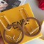 Fendi F Is Fendi Hoop Earrings Light Coffee/Gold 2018