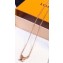 Louis Vuitton Idylle Blossom LV Pendant Necklace Pink Gold