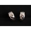 Chanel Coco Crush Earrings With Diamonds Silver