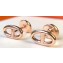 Hermes Ronde Earrings Small Model Pink Gold