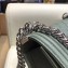 Chanel Caviar Leather Quilting Boy Flap Small Bag Ice Green with Silver Hardware