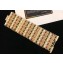 Chanel Metal & Lambskin Cuff Bracelet AB1444 2019