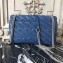 Balenciaga BB Round M Charms Bag Blue Denim 2018