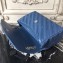 Balenciaga BB Round M Charms Bag Blue Denim 2018