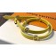 Fendi F Is Fendi Bracelet/Choker Necklace Yellow with Adjustable Buckle