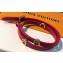 Fendi F Is Fendi Bracelet/Choker Necklace Red with Adjustable Buckle