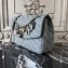 Balenciaga BB Round M Charms Bag Light Blue 2018