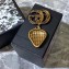 Gucci Double G Strawberry Brooch Green 2019