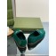 Gucci Horsebit loafer with crystals ‎759780 Satin Green 2023