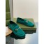 Gucci Horsebit loafer with crystals ‎759780 Satin Green 2023