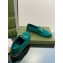 Gucci Horsebit loafer with crystals ‎759780 Satin Green 2023