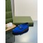 Gucci Horsebit loafer with crystals ‎759780 Satin Blue 2023