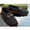 Gucci Horsebit loafer with crystals ‎759780 Satin Black 2023