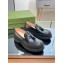 Gucci lug loafer with Scalloped rubber trim and Fringe Black leather 2023