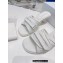 Dior Dio(r)evolution Heeled Slides in Quilted Cannage Calfskin White 2022