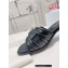 Dior Dio(r)evolution Heeled Slides in Quilted Cannage Calfskin Black 2022